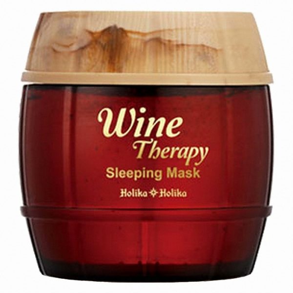 Нічна антивікова маска Holika Holika Wine Therapy Sleeping Mask