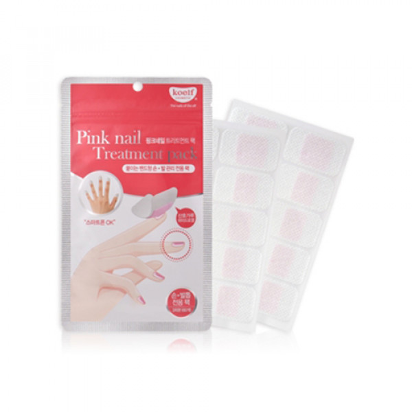 Кератинова маска для нігтів Koelf Pink Nail Treatment pack