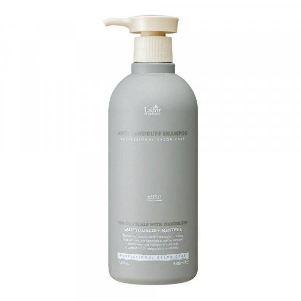 Слабокислотний шампунь від лупи Lador Anti Dandruff Shampoo 530 мл