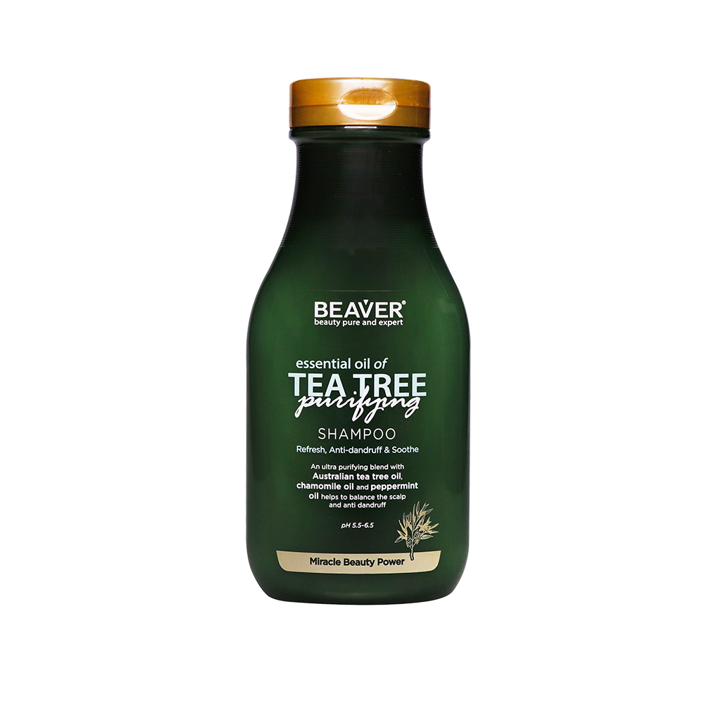 Шампунь для жирного волосся з маслом Чайнjго дерева beaver Professional Essential Oil of Tea Tree Shampoo 350ml