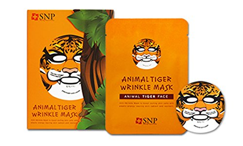 Антивікова тканинна маска SNP Animal Tiger Wrinkle Mask