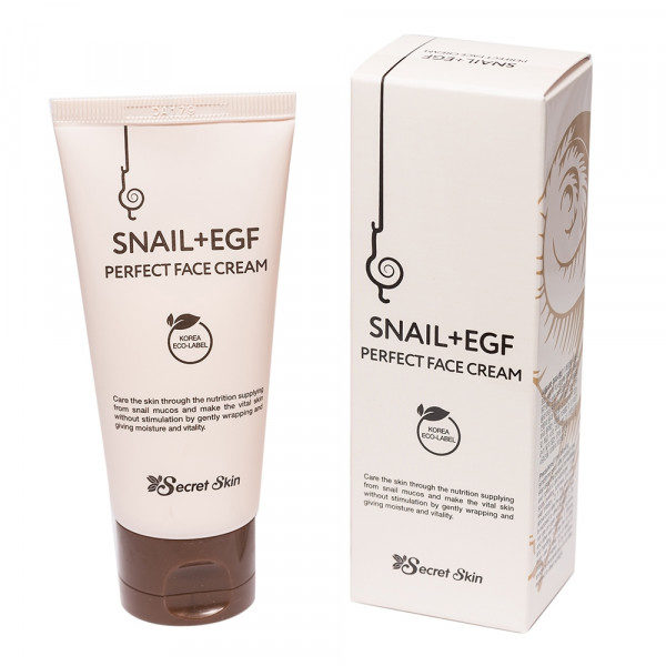 Крем для обличчя з муцином равлика Secret Skin Snail EGF Perfect Face Cream 50g