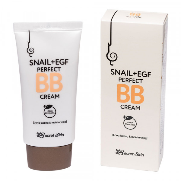 ББ крем з муцином равлики Secret Skin Snail + EGF Perfect BB Cream 50g