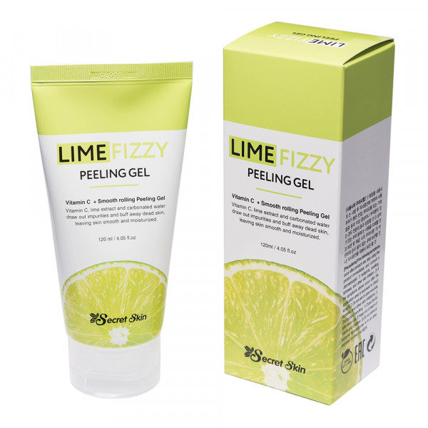 Пілінг-скатка з екстрактом лайма і вітаміном С Secret Skin Lime Fizzy Peeling Gel 120m