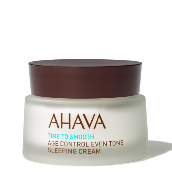 Нічний омолоджуючий і вирівнюючий тон шкіри крем Ahava Age Control Even Tone Sleeping Cream