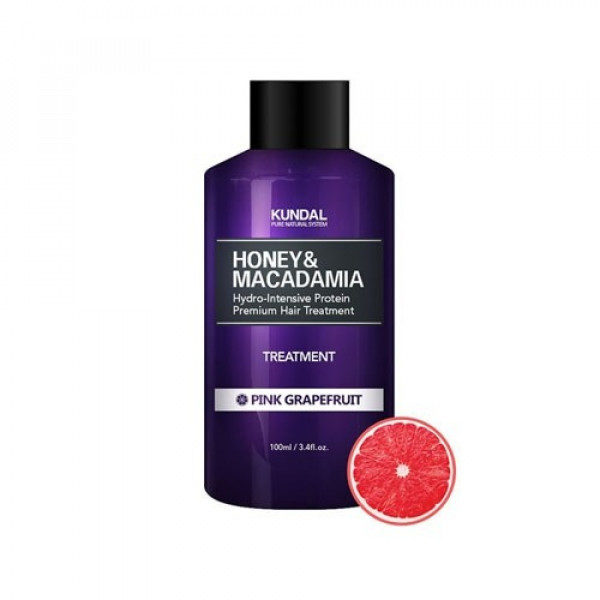 Маск а-Кондиціонер для волосся "Рожевий грейпфрут" Kundal Honey & Macadamia Treatment Pink Grapefruit 100ml