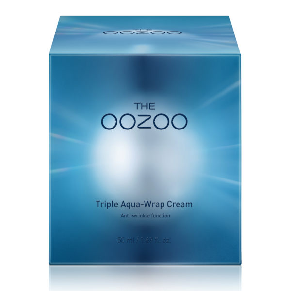 Зволожуючий тонізуючий крем для шкіри обличчя The Oozoo "TRIPLE AQUA WRAP CREAM" 50мл