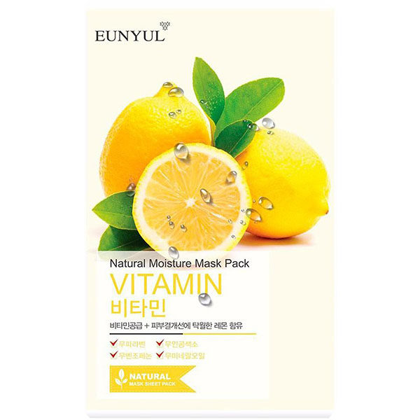 Зволожуюча тканинна маска вітамінна EUNYUL Natural Moisture Mask Pack Vitamin - 25 мл