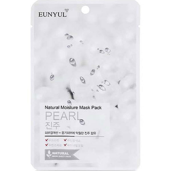 Зволожуюча тканинна маска з перлами EUNYUL Natural Moisture Mask Pack-Pearl - 25 мл
