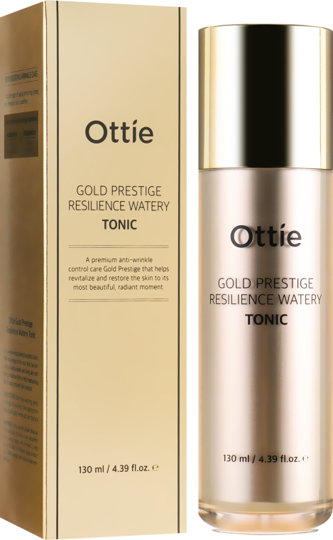 Зволожуючий тонер Ottie Gold Prestige Resilience Watery Tonic - 120 мл