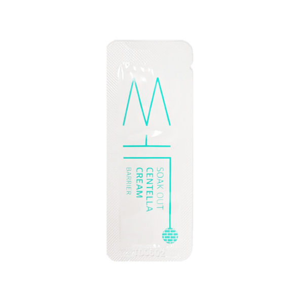 Пробник крема для проблемной кожи Ottie Soak Out Centella Cream Barrier - 1 мл