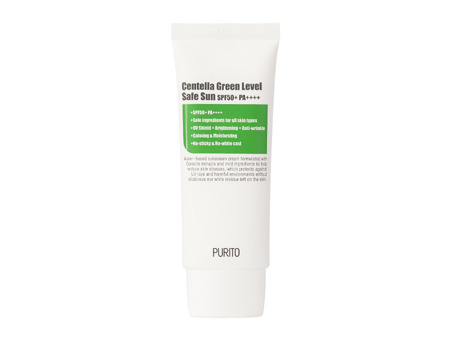 Cонцезахисний крем для обличчя Purito Centella Green Level Safe Sun 50 + PA ++++ - 50мл