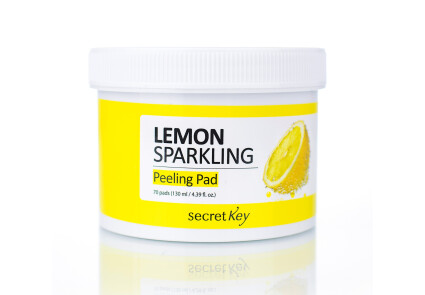 Пілінг-диски з лимоном Secret Key Lemon Sparkling Peeling Pad - 70 шт. (130 мл)