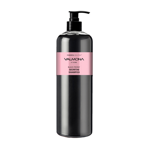 Шампунь для волосся ЧОРНИЙ ПІОН/БОБИ Valmona Powerful Solution Black Peony Seoritae Shampoo, 480 мл
