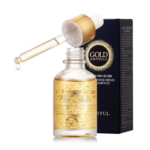 Антивікова сироватка для обличчя з золотом Eunyul Power Repair Gold Ampoule 99,9% Pure - 50 мл