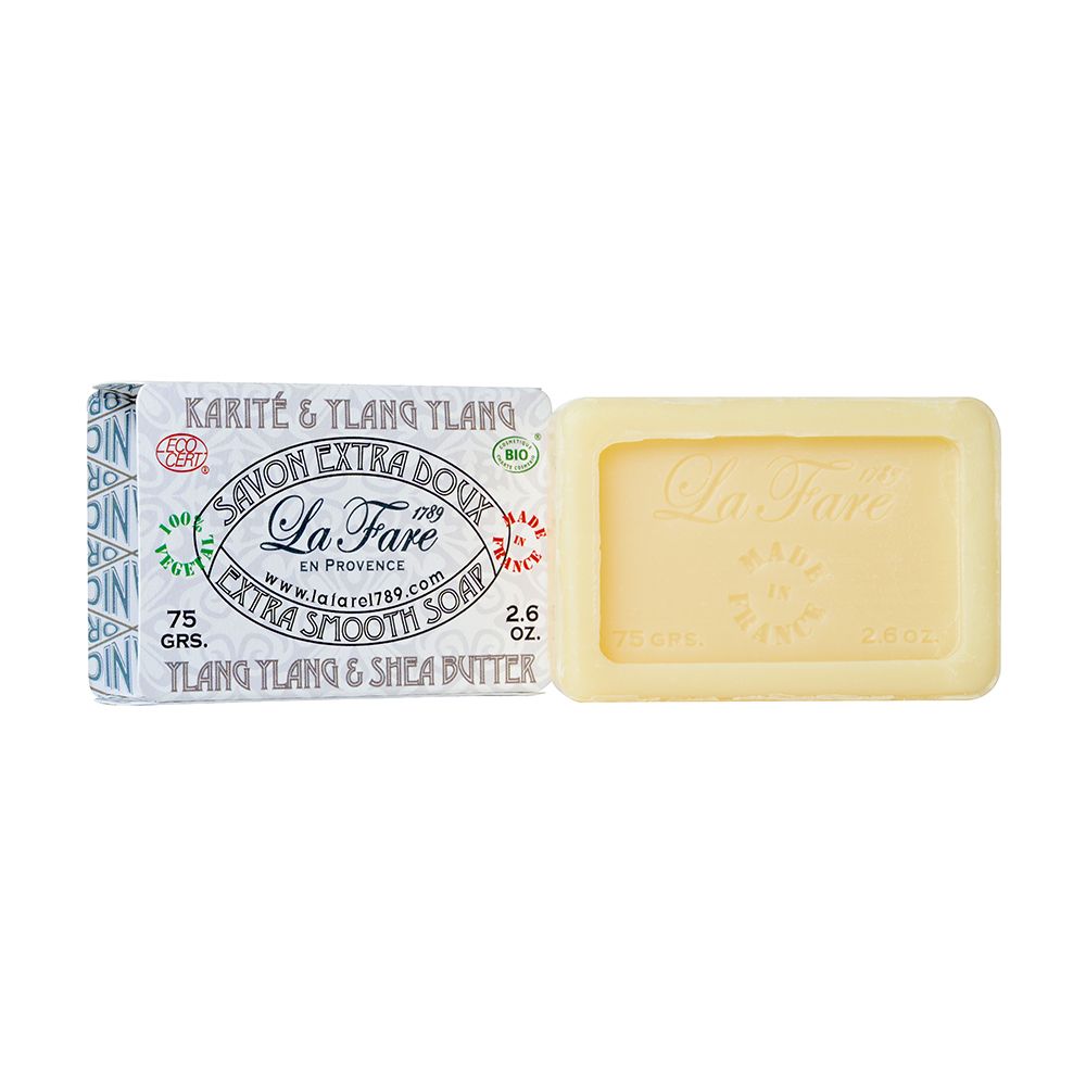 Екстра Ніжне Мило Масло Ши і іланг іланг - La Fare Ylang Ylang and Shea Butter Soap 75 г
