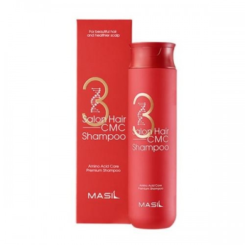 Зміцнюючий шампунь для волосся з амінокислотами Masil 3 Salon Hair CMC Shampoo - 300 мл