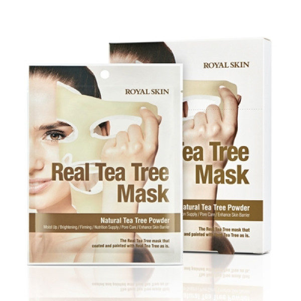 Маска для обличчя з чайним деревом ROYAL SKIN REAL TEA TREE MASK 1шт