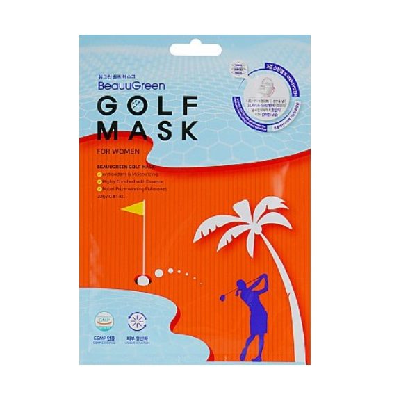 Тканинна гольф-маска для жінок Beauugreen Golf Mask Pack for Women - 23 мл