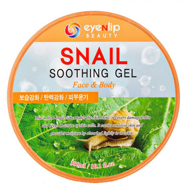 Гель з равликом для обличчя і тіла Eyenlip Soothing Gel Snail - 300 мл
