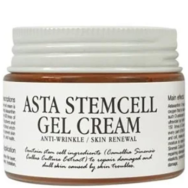 Антивіковий гель-крем зі стовбуровими клітинами GRAYMELIN Asta Stemcell Anti-Wrinkle Gel Cream 50 мл