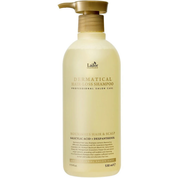 Зміцнюючий безсульфатний шампунь Lador Dermatical Hair Loss Shampoo - 530 мл