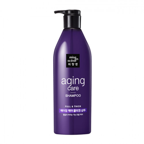 Антивіковий шампунь для ослабленого і ламкого волосся Mise en Scene Aging Care Shampoo - 680 мл