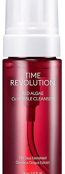 Очищаюча пінка з нейтральним Ph MISSHA TIME REVOLUTION RED ALGAE O2 BUBBLE CLEANSER - 150 мл