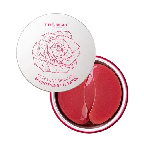 Тонізуючі патчі для очей з трояндою TRIMAY EGF Rose Wine Brightening Eye Patch - 60 шт.