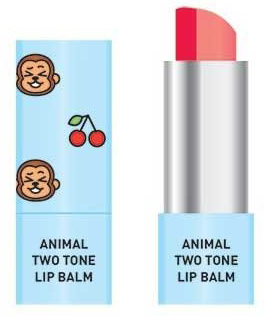 Двоколірний бальзам для губ Skin79 Animal Two-Tone Lip Balm Cherry Monkey 3.8 г