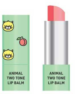 Двоколірний бальзам для губ Skin79 Animal Two-Tone Lip Balm Peach Cat 3.8 г