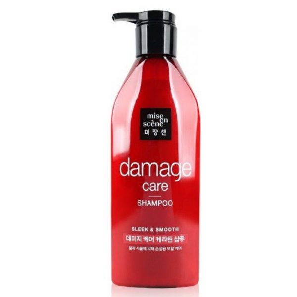 Відновлюючий шампунь для волосся з арганією та бджолиним молочком Mise en Scene Damage Care Shampoo 680 мл