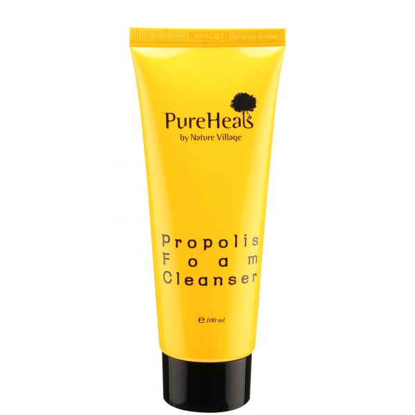Очищаюча пінка з екстрактом прополісу для чутливої ​​шкіри PureHeals Propolis Foam Cleanser 100 мл