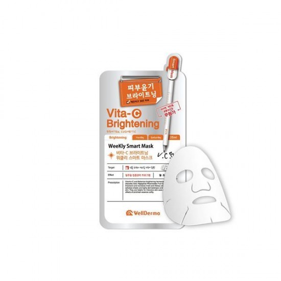 Тканинна маска з вітаміном C Wellderma Vita-C Brightening Weekly Smart Mask 25 мл