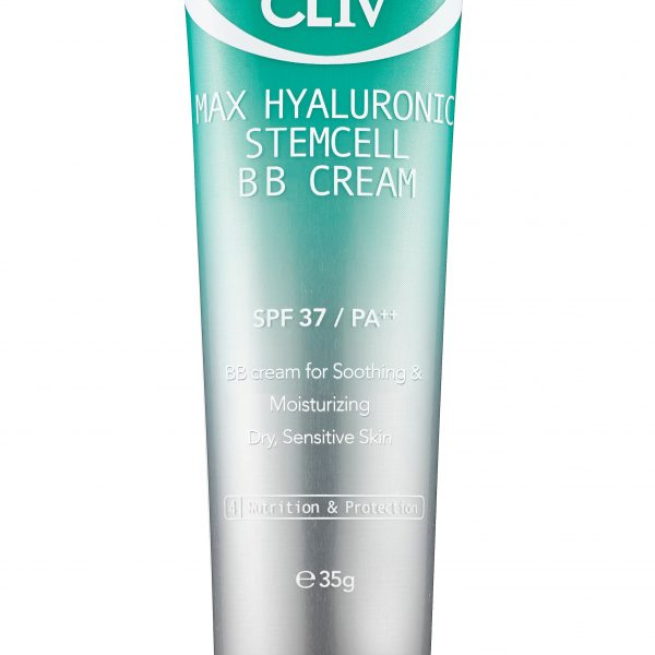 Зволожуючий BB крем з гіалуроновою кислотою для сухої шкіри обличчя Cliv Max Hyaluronic Stemcell BB Cream 35 г