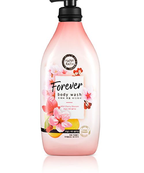 Гель для душу з сакурою Happy Bath Forever Perfume Body wash Wild Cherry Blossom 900 г