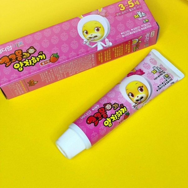 Дитяча зубна паста з полуницею Median Cocomong Kids Toothpaste Strawberry 75 г