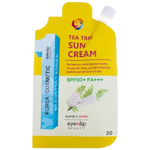 Сонцезахисний крем SPF 50 PA +++ Eyenlip Tea Tree Cream SPF50 PA +++ 20мл