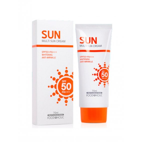 Сонцезахисний крем FoodAHolic Multi Sun Cream SPF 50 + PA +++ 70мл