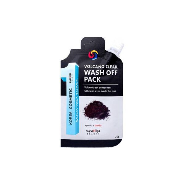 Маска для обличчя з вулканічним попелом для очищення Eyenlip Volcano Clear Wash Off Pack 20 мл