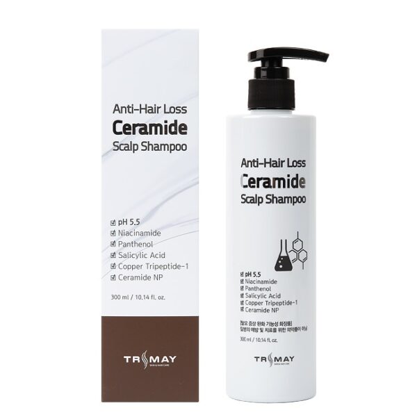 Шампунь для волосся з керамідами Trimay Anti-Hair Loss Ceramide Scalp Shampoo 300 мл