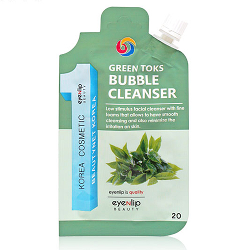 Киснева пінка-детокс для вмивання Eyenlip Green Toks Bubble Cleanser 20 г