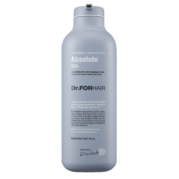 Шампунь-крем для пошкодженого волосся Dr.ForHair Absolute Silk Shampoo 500мл