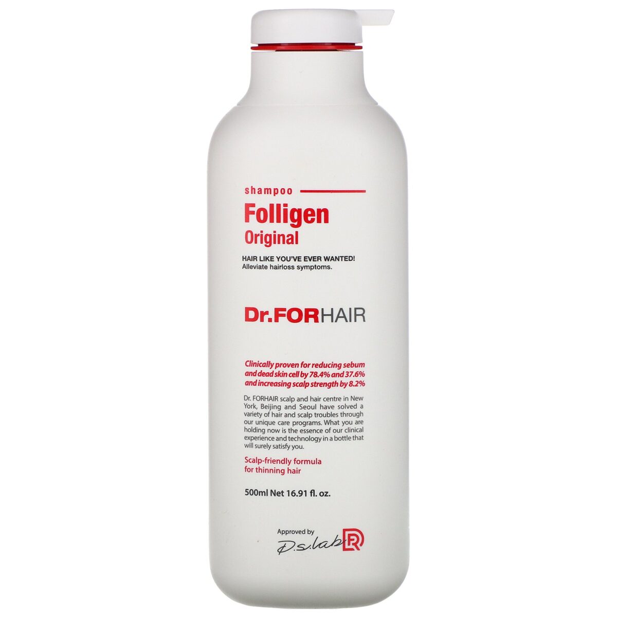 Шампунь проти випадіння волосся Dr.ForHair Folligen Shampoo 500мл