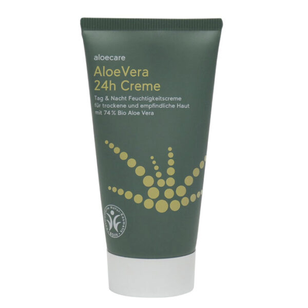 Крем для обличчя 24-години зволоження з алое органічний RAINBOW aloecare Aloe Vera 24h Cream 50 мл