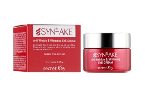 Крем від зморшок для очей Secret Key Syn-Ake Anti Wrinkle & Whitening Eye Cream 15 г