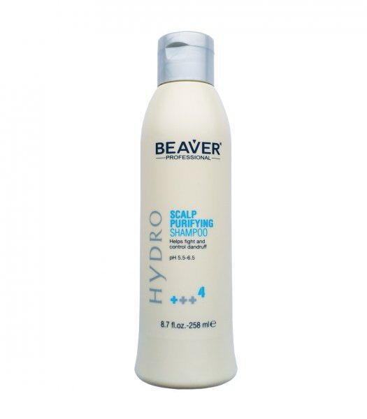 Очищуючий шкіру голови шампунь проти лупи Beaver Hydro Scalp Purifying Shampoo 258 мл