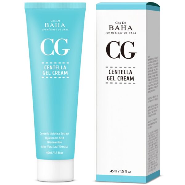 Гель-крем для обличчя з центелою Cos De Baha Centella Gel Cream (CG) 45 мл
