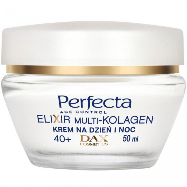 Ліфтинг крем для обличчя проти зморшок для віку 40+ Perfecta Elixir Multi-Collagen Cream Lifting 40+ 50 мл