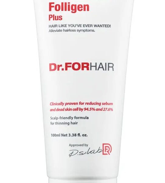 Зміцнюючий шампунь проти випадіння волосся Dr.Forhair Folligen Shampoo Plus 100 мл